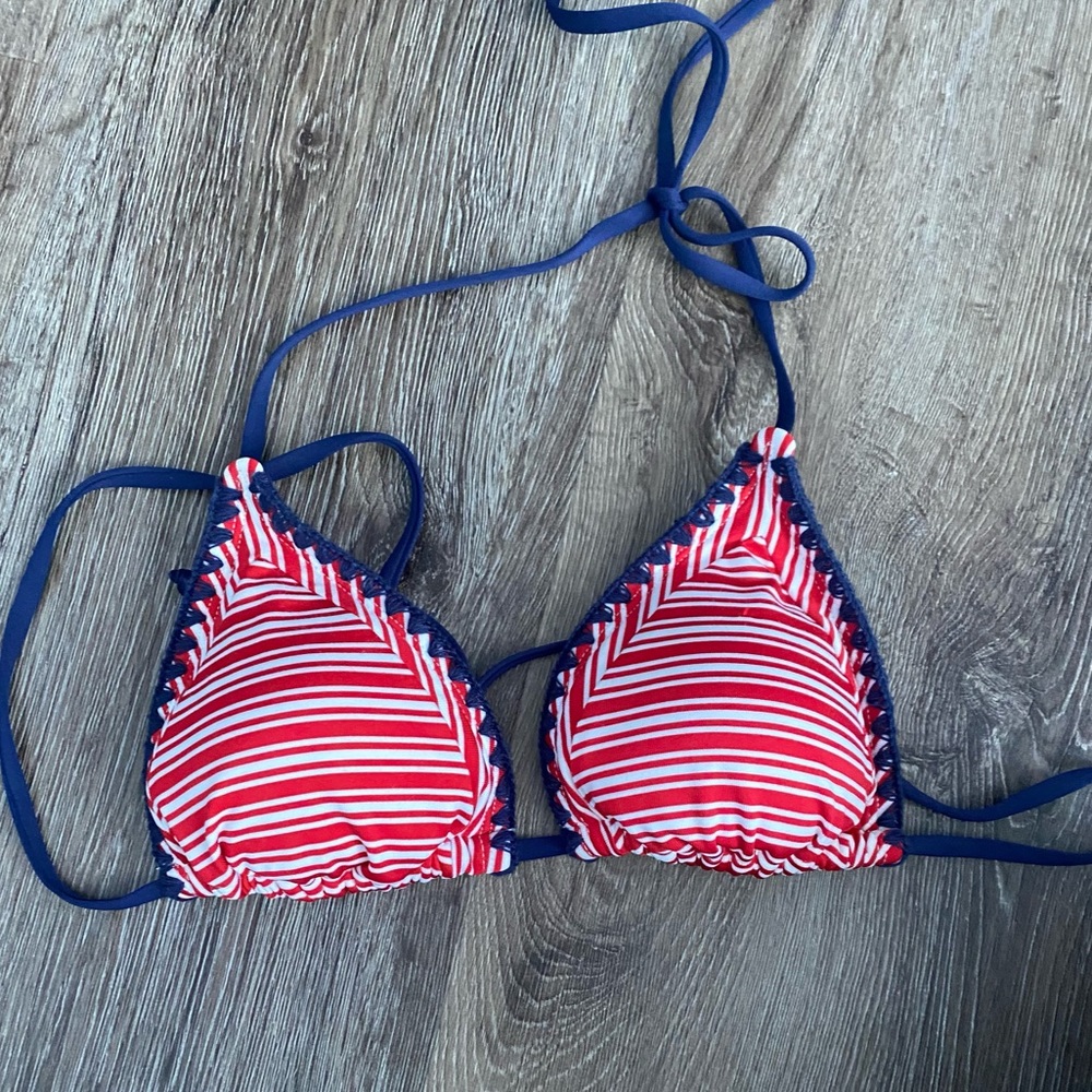 red white/blue bikini top